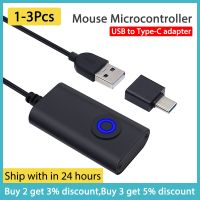 【City of Angels】1 3Pcs 2 In Automatic Mouse Jiggler Mover USB Undetectable Movement Simulator พร้อมสวิตช์เปิด/ปิดสำหรับแล็ปท็อป Awakening