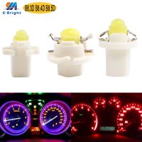 (Premium car) B8.3D B8.4D B8.5D 10PCS 12V ซัง Led หลอดไฟ Led รถจักรยานยนต์แดชบอร์ดภายในอ่านสัญญาณไฟสีขาวสีแดงสีฟ้า Amber