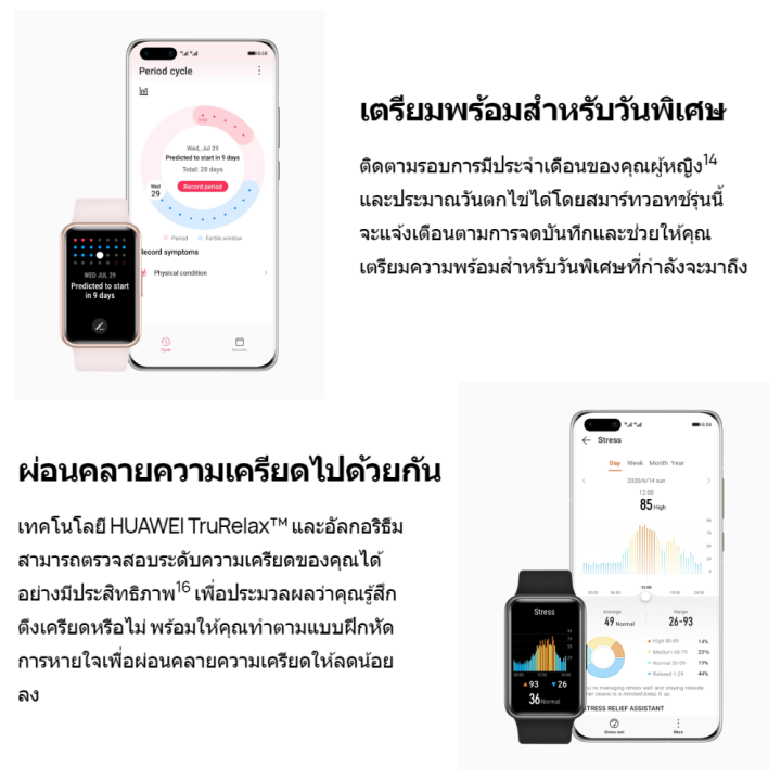 ทักแชทรับคูปอง-ศูนย์ไทย-huawei-watch-fit-หน้าปัดสี่เหลี่ยม-amoled-ตรวจสุขภาพ-ออกกำลังกายครบฟังก์ชั่น-1y