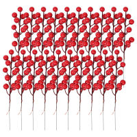 20pcs Christmas red berries artificial Christmas tree decorations