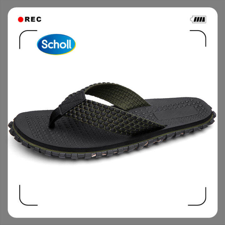 scholl-รองเท้าสกอลล์-ไบโอ-ดอนนี่-เมน-beckham-ii-รองเท้าแตะคีบ-ผู้ชาย-รองเท้าสุขภาพ-นวัตกรรม-biomechanics-รองรับอุ้งเท้า-สำหรับภาวะเท้าแบน