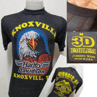 เสื้อผ้าบางฮาเลย์ Harley-Davidson ผ้ามุ้งบางใส่สบาย สไตล์วินเทจ ป้ายVintage 3D EMBLEM [ S M L XL ]