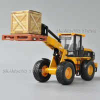 A1:60 Scale Diecast Metal Engineering Truck Model Toy Wheel Forklift Miniature CollectibleM
