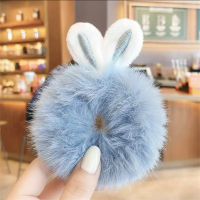 Ties Accessories Girls Fluffy Fur Sweet Hair Rope Imitation