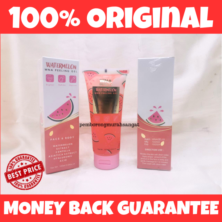 WATERMELON PEELING GEL for face & body by WNA 100 ORIGINAL HQ 100ML