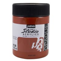 PEBEO สีอะคริลิค เกรดสตูดิโอ 500ml สีน้ำตาล Burnt Sienna Acrylic Studio High Viscose 500ML Burnt Sienna P171038