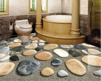 ▼ beibehang Fashion senior decorative painting three-dimensional pvc waterproof wall paper 3D floor painting pebbles 3d wallpaper