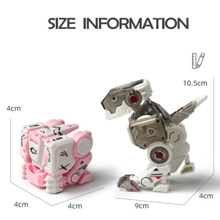 Robot Dinosaur Rubix Cube Kids TakeApart Transformers Dinosaurs