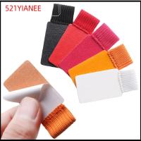 521YIANEE 4 Pcs / Set สะดวก เครื่องเขียนสำนักงาน กาวในตัว อุปกรณ์เสริมโน๊ตบุ๊ค ที่ใส่ปากกาแบบมีกาวในตัว คลิปปากกา ห่วงยางยืดดินสอ หนัง