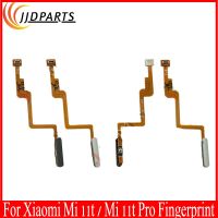 ใหม่สําหรับ Xiaomi Mi 11t Pro ลายนิ้วมือ เซ็นเซอร์ ปุ่ม Touch ID Scanner Key Flex Cable Ribbon สําหรับ Xiaomi Mi 11t ลายนิ้วมือ