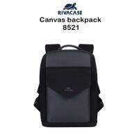 Rivacase Canvas backpack 8521 กระเป๋าโน๊ตบุ๊คแบบสะพายหลังเกรดพรีเมี่ยม สำหรับ Mac Ultrabook Notebook13.3-14"(ของแท้100%)