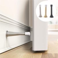 Hot Sale 1Pc Spring Door Stopper Door Stop Wall Decorative Door Stopper Protect Doors &amp; Wall  Household Door Stopper Decorative Door Stops