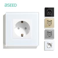 ซ็อกเก็ตชนิด-C แบบค่าโทรศัพท์สอง USB ปลั๊กเสียบผนังอียู BSEED เต้าเสียบกำลังไฟฟ้าคริสตัล16A ซ็อกเก็ต110V-240V