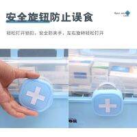 Fast deliveryHousehold medicine box Multi-layer large-capacity portable emergency standing medicine Small medicine box Family medicine storage boxกล่องยาในครัวเรือนหลายชั้นความจุขนาดใหญ่แบบพกพาทางการแพทย์ฉุกเฉินยาสำรองกล่องยาขนาดเล็กครอบคร