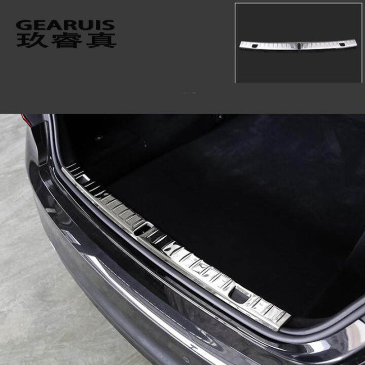 รถจัดแต่งทรงผมสำหรับ-bmw-7-series-g11-g12อุปกรณ์เสริมสติกเกอร์ด้านหลัง-trunk-trim-กันชน-protector-ตกแต่งอัตโนมัติแผงป้องกัน