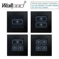 Dry Contact RS485 1 Way 2 Way 12V 24V 48V DC 110V-240V Hotel Smart Home Wall Light Switch With LED Wallpad Signal Transmitter