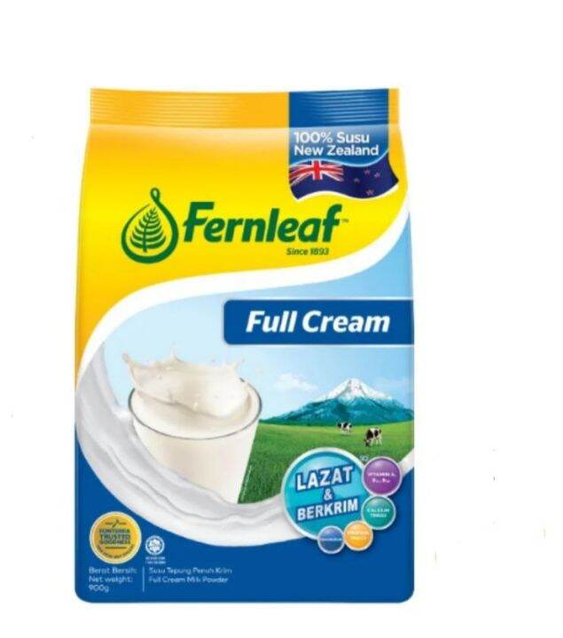 FERNLEAF FULL CREAM Regular Milk Powder Plain 900g Expire Nov'2024 Lazada