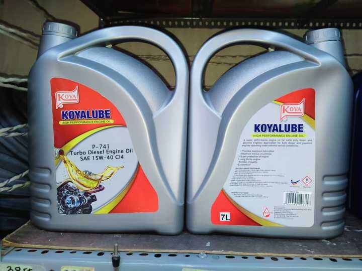 Turbo Diesel Engine Oil SAE 15W40 CI4 5L Lazada