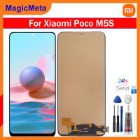 MagicMeta หน้าจอ TFT สำหรับ Xiaomi ชิ้นส่วนจอสัมผัสแอลซีดีของเครื่องแปลงดิจิทัล M5s Poco สำหรับ Xiaomi M5s 2207117BPG อะไหล่ทดแทน LCD