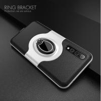 พร้อมส่งจากไทย ราคาถูก เคสสุดหรูลายหนัง มีแหวน แม่เหล็กติด Huawei P20 pro Case Magnetic Ring  Case For Huawei P20 P20 pro