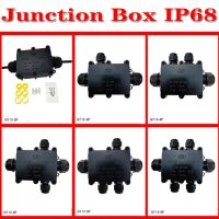 Junction Box IP68 Waterproof UV Sunproof Outdoor Multiple ways Plastic Electrical Junction Box Case Cable Wire Connector