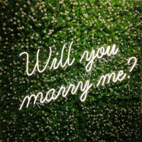 Will you marry me Neon Sign Custom Name Led Light Wedding Decor Visual Art Party Club Bar Room Wall Hanging Flex Propose Banner