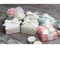 10 pcs polka dot green flower pink Paisley paper box for decorations paper bags for candy box wedding decorations baking