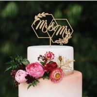 Happy Birthday Acrylic Cake Topper Flower Mr Mrs Always Wedding Acrylic Cake Topper For Wedding Birthday Party Cake Decoration