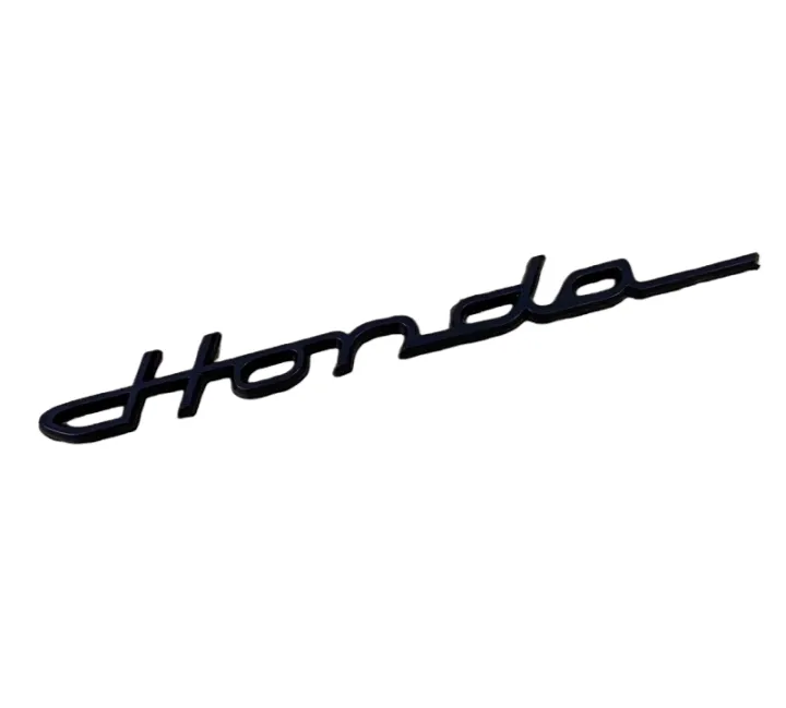 AD.โลโก้ Honda ตัวเขียนสีดำ ขนาด 21.7x2.5 (ราคาต่อชิ้น)