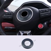 ❁ stainless steel car steering wheel logo ring trims for mg hs zs 6 5 2017 2018 2019 2020 2021 2022 trophy ev luxury accessory gs