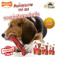 Nylabone ของเล่นยางกัดแทะขัดฟัน รสเนื้ออบแห้ง [Beef Jerky] รูปทรงกระดูก สำหรับสุนัขสายแทะ ระดับรุนแรง ทำจากวัสดุไนล่อน