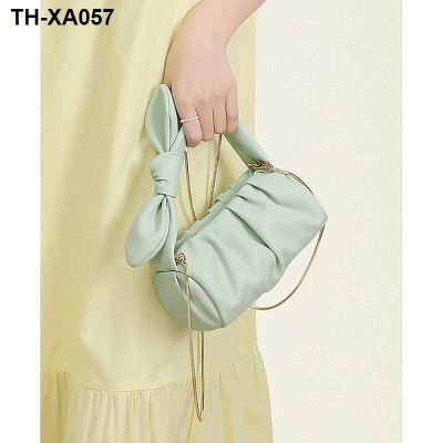 ❣❀⊙ 2023 niche joker fold clouds female leisure shoulder chain package the new tide summer of his bag