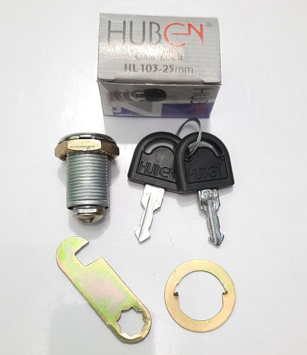 Kunci Kait Laci Lemari Loker Cam Lock Camlock Huben Hl 103 25mm