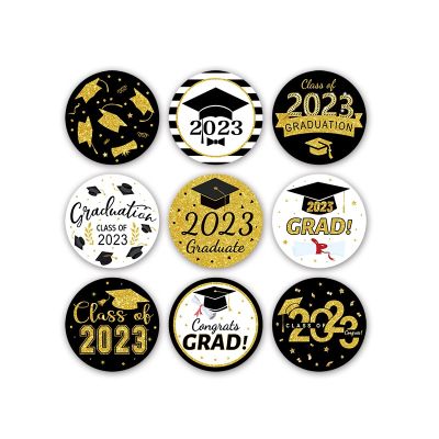 hot！【DT】△✎◕  Class of 2023 Graduation Sticker Labels labels Envelope Sealed Card box decorations