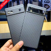 YTF-Carbon เคส6A พิกเซลเคสสำหรับ Google เส้นใยคาร์บอนแท้แบบบางพิเศษป้องกันการหล่นของเส้นใยอะรามิดไฟเบอร์เคสแข็ง6a พิกเซลสำหรับธุรกิจ tcubjb