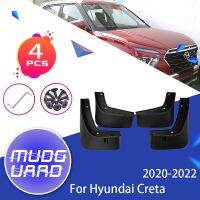 บังโคลนรถบังโคลนสำหรับ Hyundai Creta IX25ล้อหน้า2020 2021 2022กระเด็นแผ่นกันโคลนอุปกรณ์เสริมรถยนต์