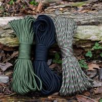 31 Meters 4mm 7 Stand Cores Parachute Cord Lanyard Outdoor Survival Equipment For Camping Rope Climbing Hiking Tent Accessories