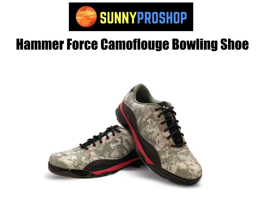 Hammer Force Camo Limited Edition Interchangeabe Mens Right Handed Bowling Shoes 