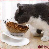 FinDee ชามอาหารสัตว์เลี้ยง แบบคู่/แบบเดี่ยว อุปกรณ์สัตว์เลี้ยง Pet bowl มีสินค้าพร้อมส่ง