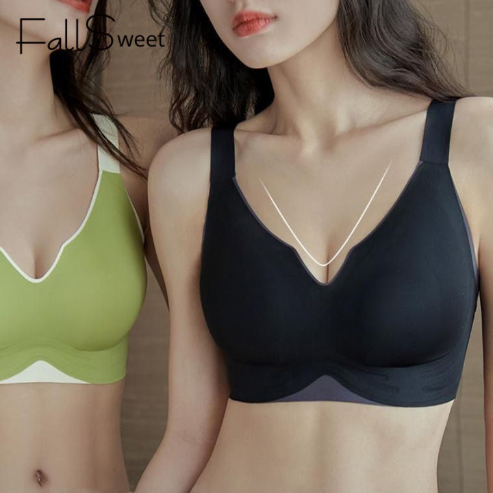 FallSweet Large Size Seamless Underwear for Women Wireless Thin