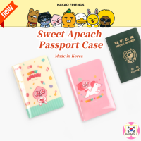 [Kakao Friends] PVC Sweet Apeach Passport Case, Travel, Passport Cover, Passport Holder