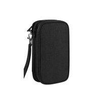 Multifunctional Double Layer Digital Bag USB Data Line Charger Plug Organizador For Travel Electronic Organizer Black