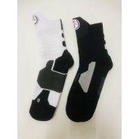 Ready Stock # Mid Cut Logo Sport Socks For Basketball Running Training Casual