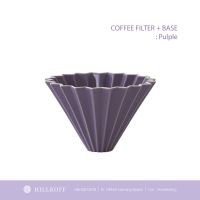 HILLKOFF : Dripper coffee filter + base : สีม่วง