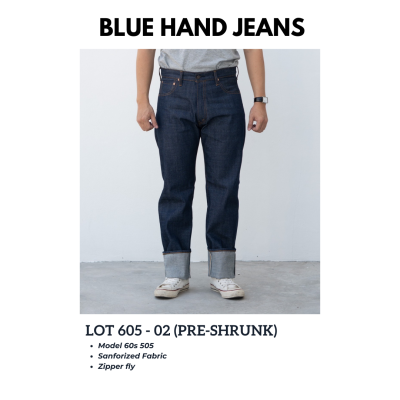 ฺBlue hand Lot 605 -02 Straight fit