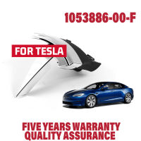 กระจังหน้า T ป้ายโลโก้สำหรับ Tesla รุ่น S 2016-2021 OEM 1053686-00-F Tesla Motors โลโก้