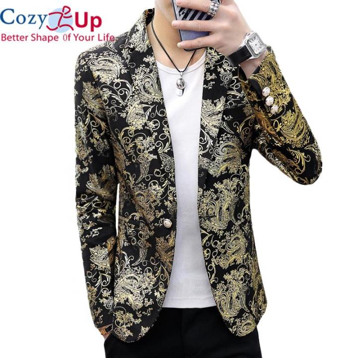 TUI Cozy Up Mens Sequins Suit Blazer Jacket Shiny Glitter Embellished ...