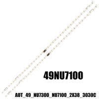 LED strip 38leds For Samsung UE49NU7120 49NU7100 AOT_49_NU7300_NU7100_2X38_3030C BN61-15483A LM41-00557A UE49NU7140 UE49NU7100 TV Remote Controllers