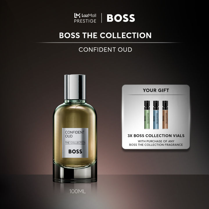 BOSS The Collection Confident Oud Eau de Parfum for Men 100ml | Lazada ...