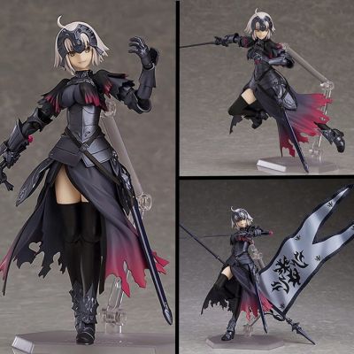 ของเล่นเด็กในตลาด15ซม. Fate Grand คำสั่งซื้อ FGO Jeanne DArc Avenger Alter Figma 390 PVC Fate ตุ๊กตาขยับแขนขาได้ Collectible ของเล่นโมเดล